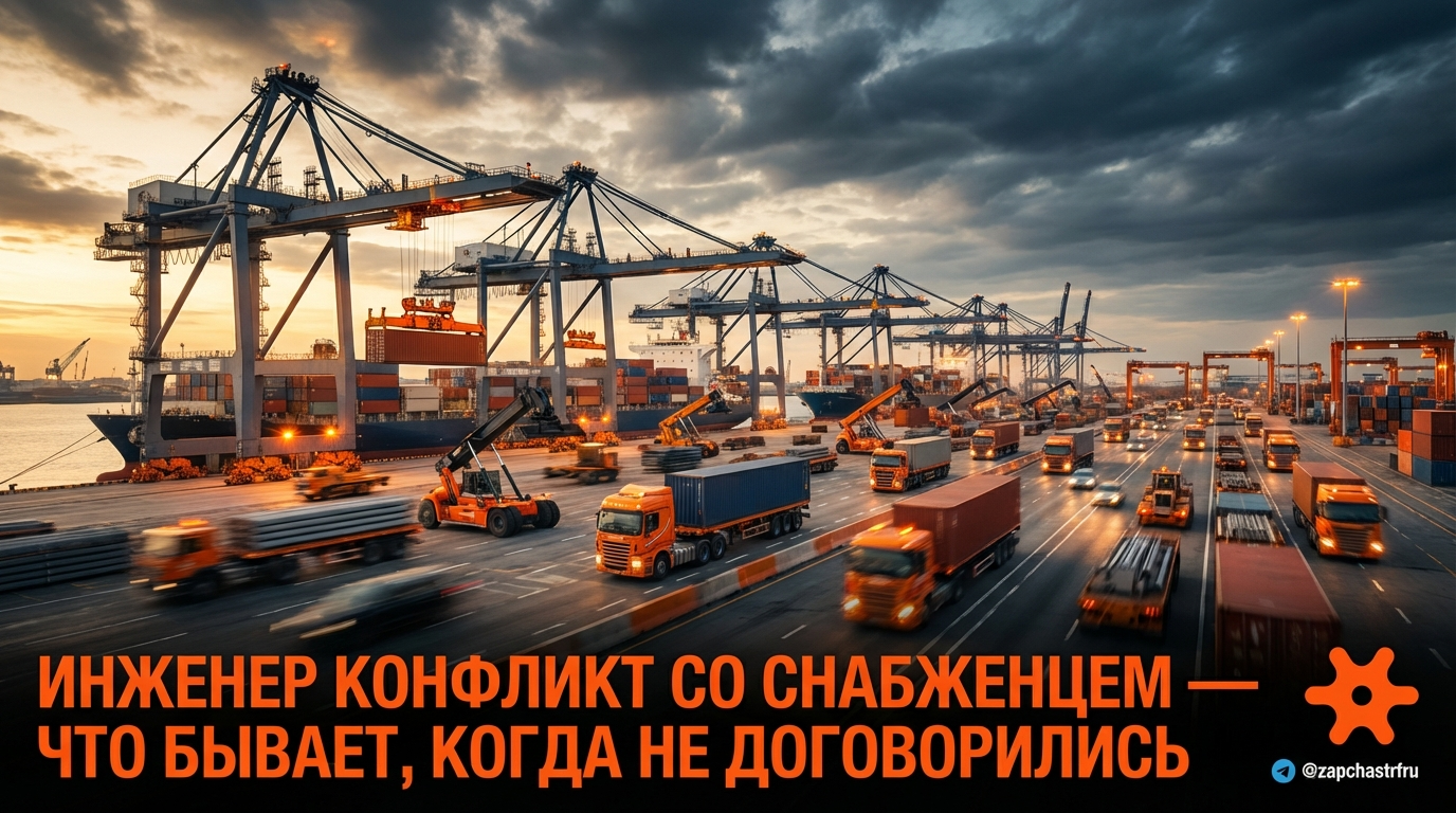 Инженер и снабженец обсуждают возникший конфликт