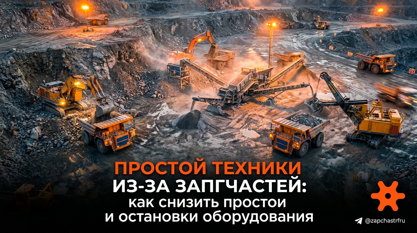 Простой техники из-за запчастей