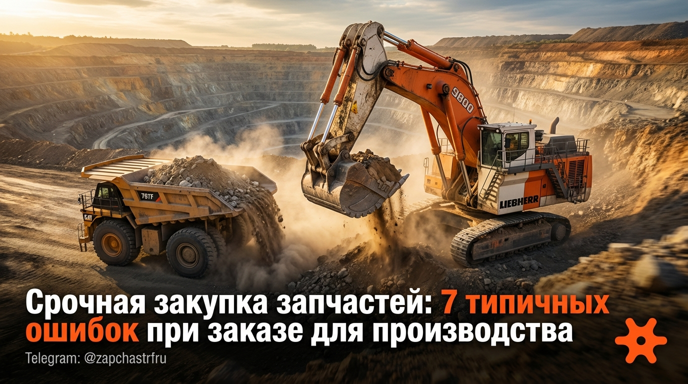 Ошибки при срочной закупке запчастей для производства