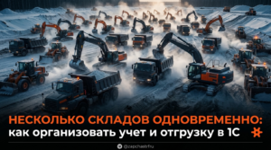 Несколько складов одновременно в 1С